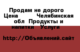 Продам не дорого › Цена ­ 100 - Челябинская обл. Продукты и напитки » Услуги   